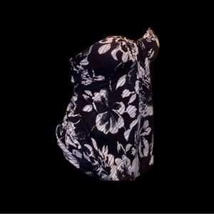 Floral strapless top